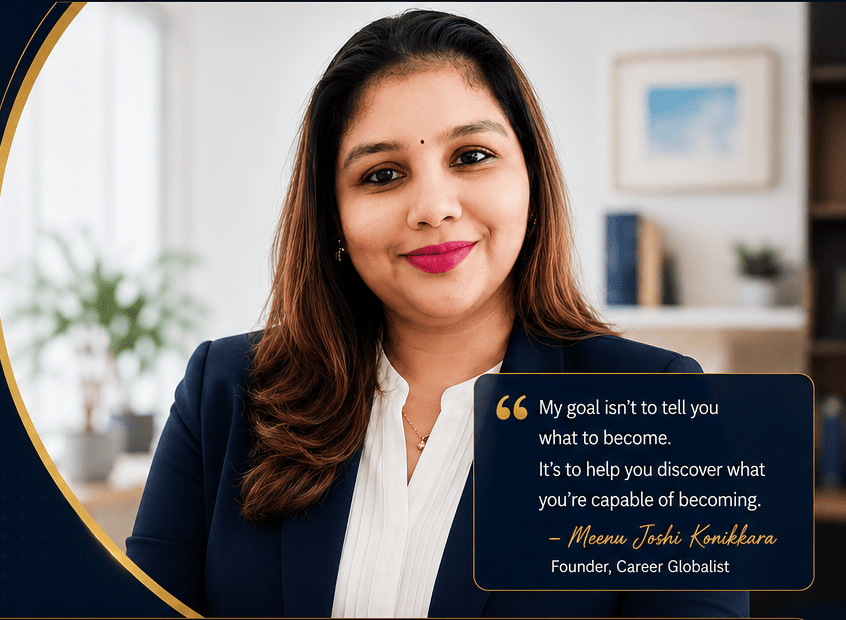 Meenu Joshi Konikkara, Founder of Career Globalist